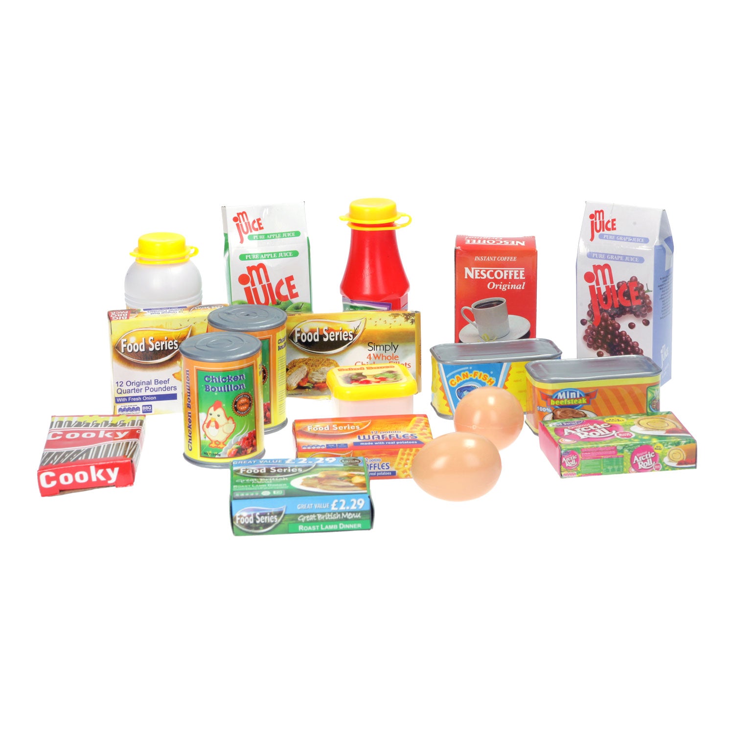 Johntoy thuiswinkel supermarkt speelset, 18dlg.