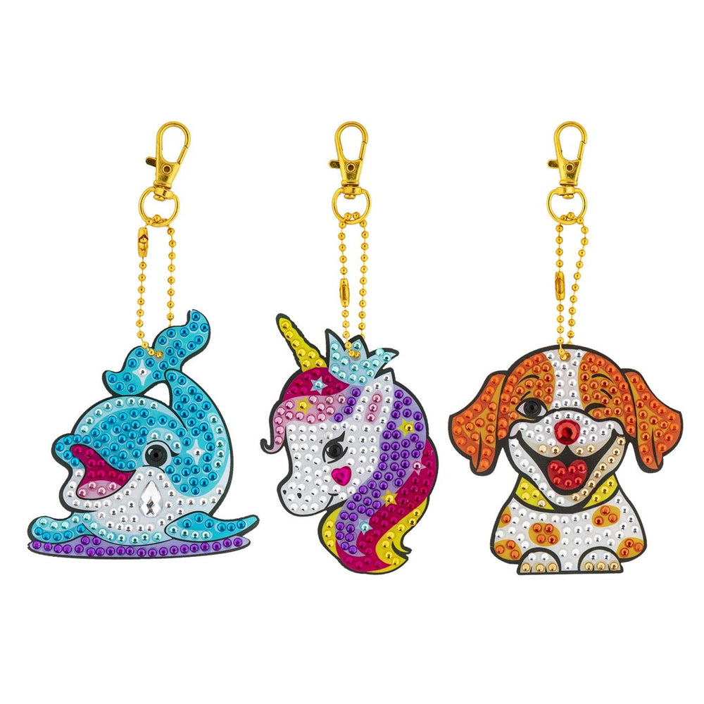 Moxy diamond painting sleutelhanger 3 assorti