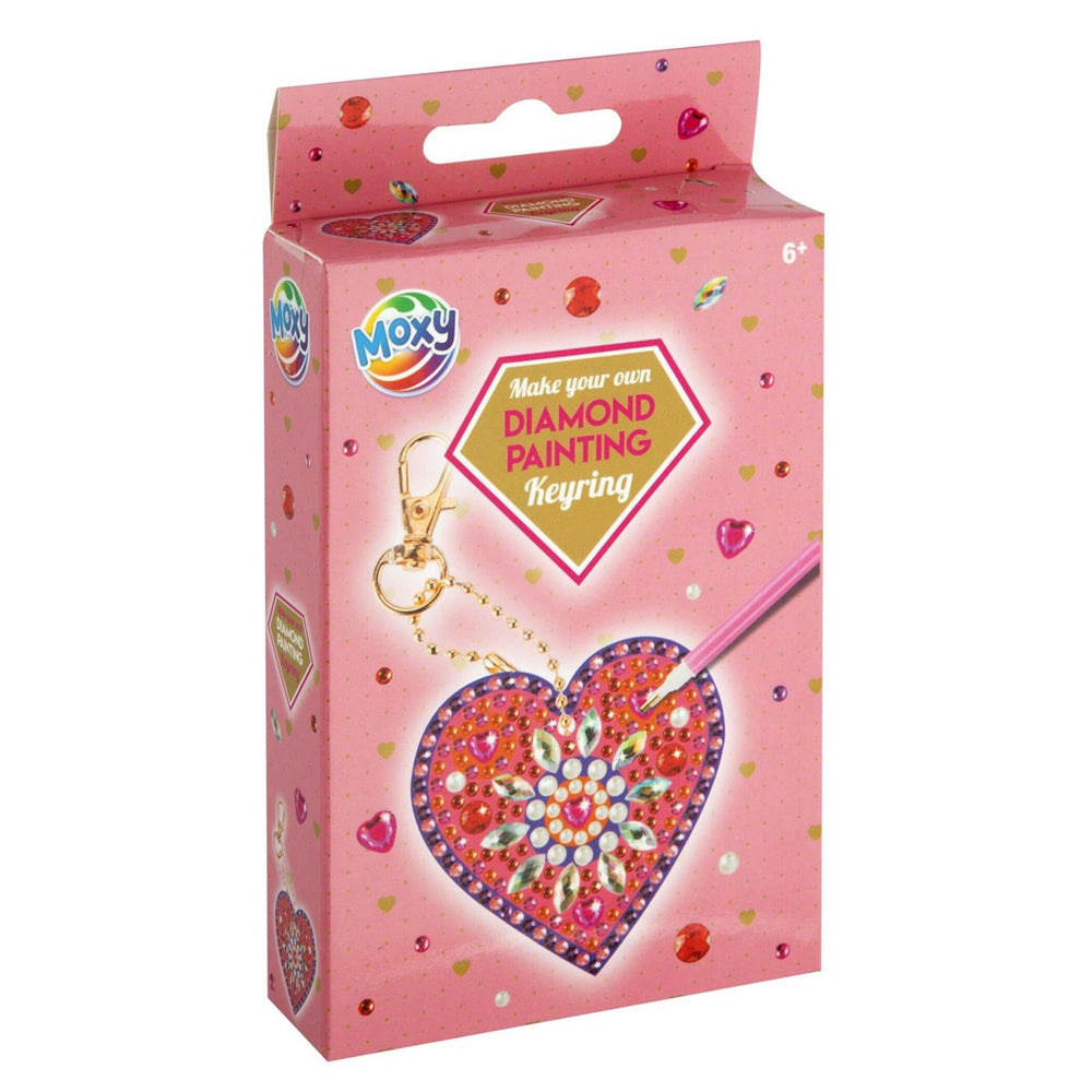 Moxy diamond painting sleutelhanger hart