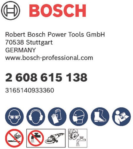 Bosch accessoires x-lock diamantschijf standard for ceramic 125 x 22,23 x 1,6 x 7 mm - 1 stuk(s) - 2608615138