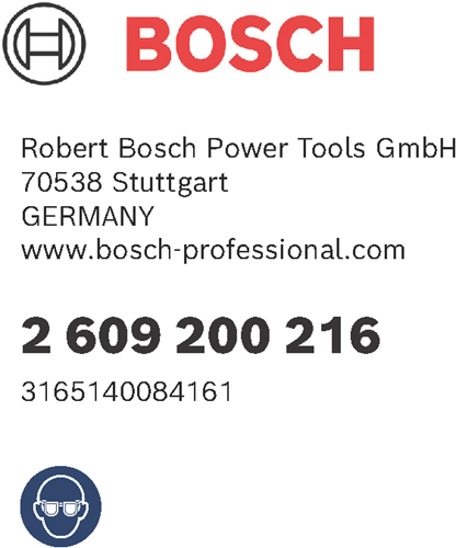 Bosch accessoires niet met fijne draad type 53 11,4 x 0,74 x 10 mm 1000st - 2609200216