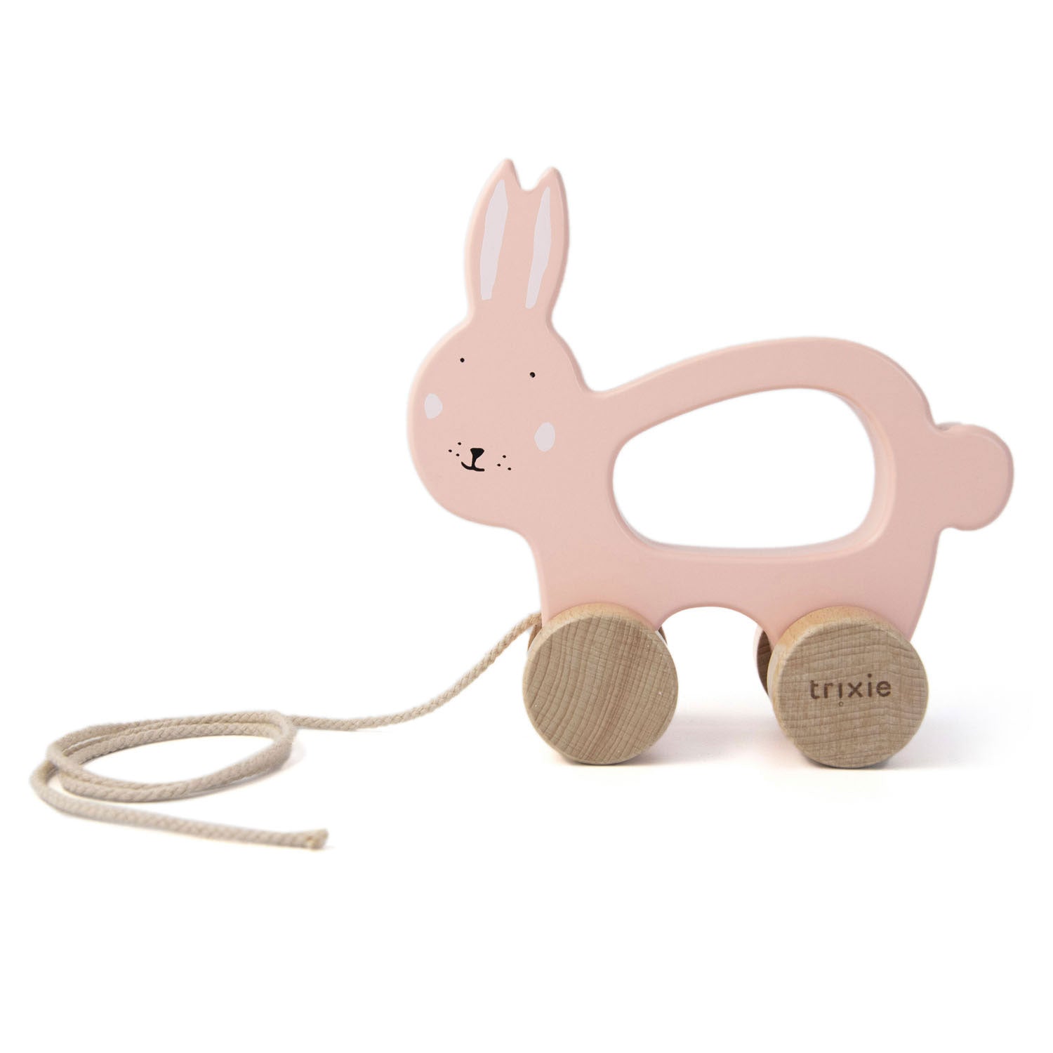 Trixie Houten Trekfiguur Mevrouw Konijn