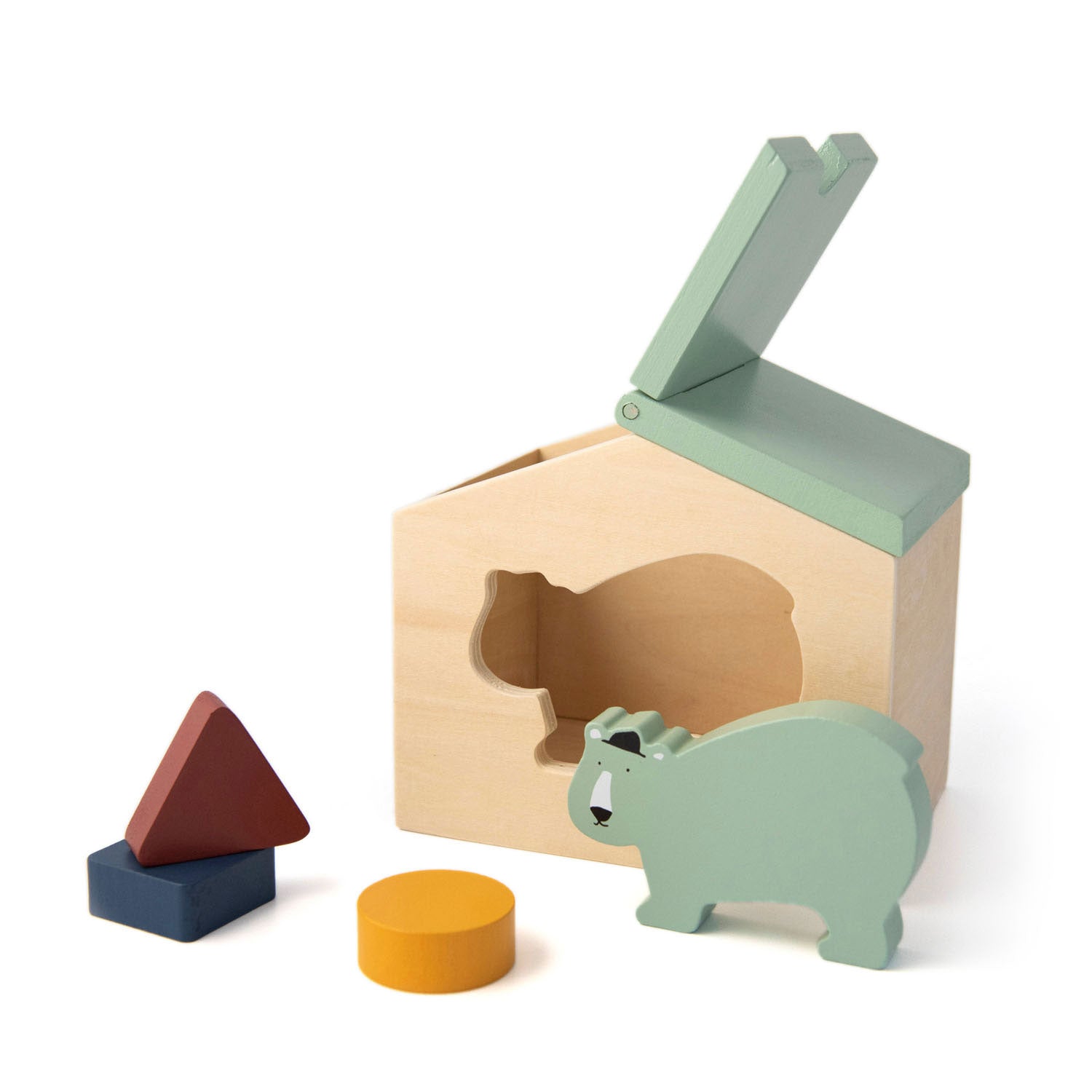 Trixie Houten Huis ontmoette Blokken Mr. Beer