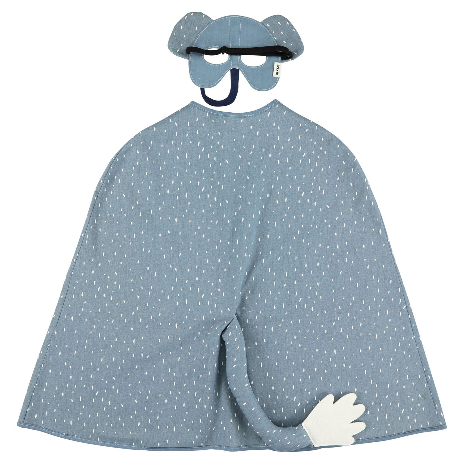 Trixie Cape en Masker Mevrouw Olifant