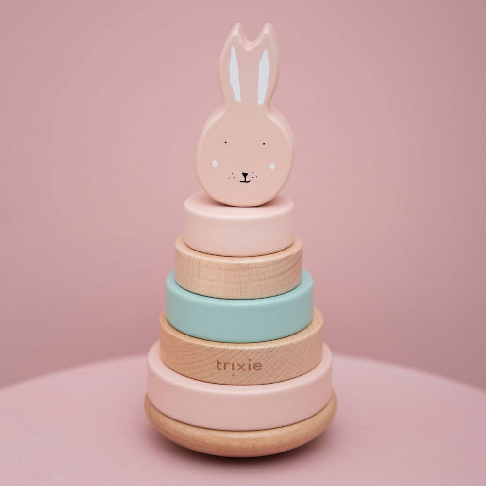 Trixie Houten Stapeltoren Mevrouw Konijn