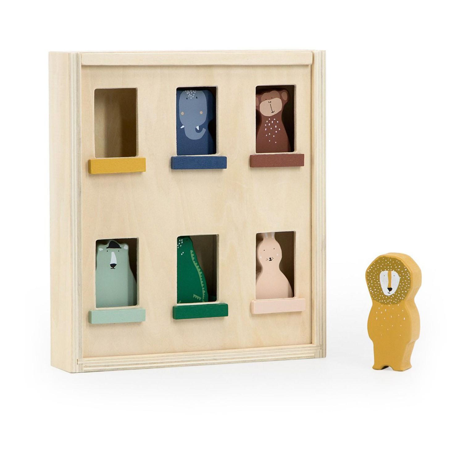 Trixie houten dieren appartement met dieren