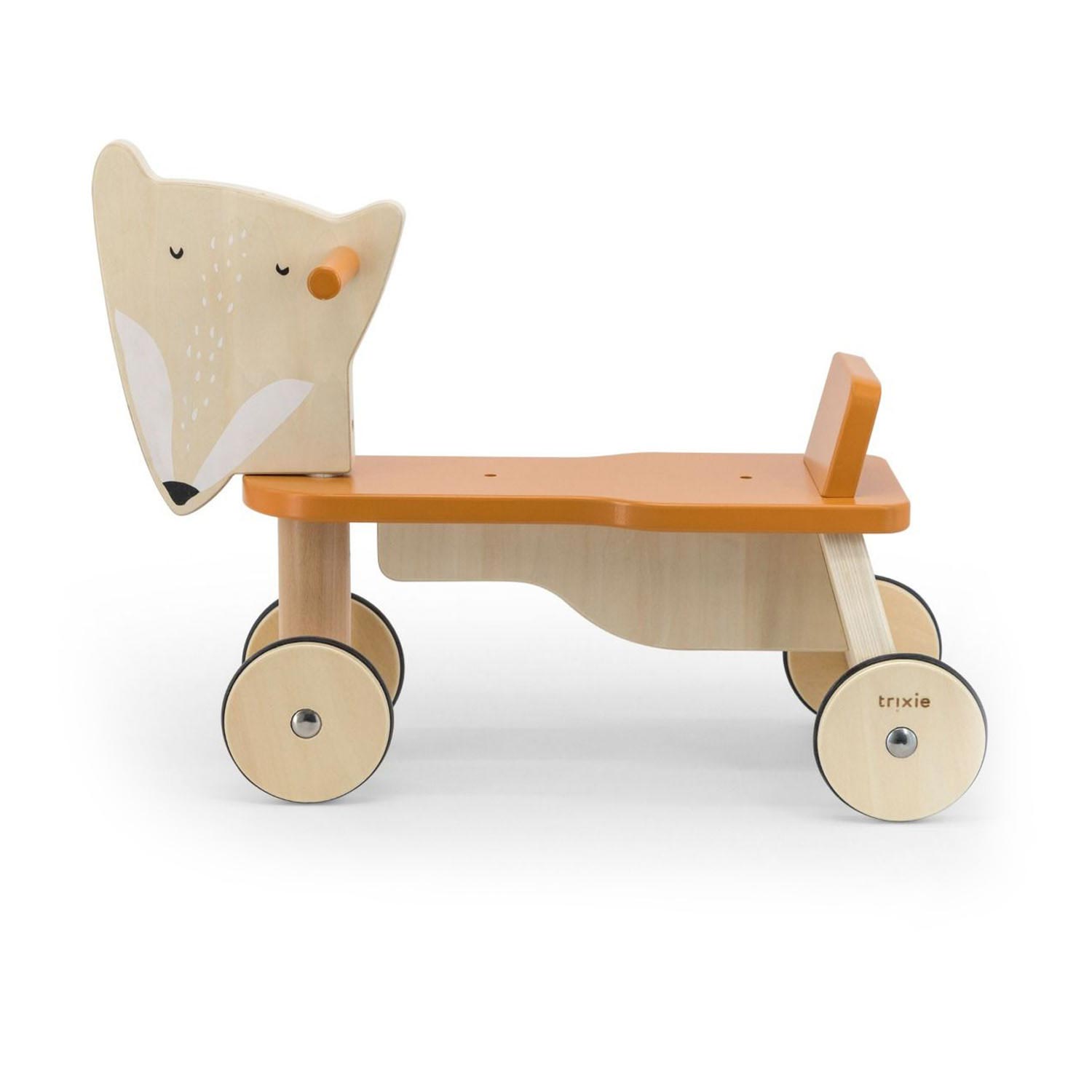 Trixie houten loopfiets - dhr. vos
