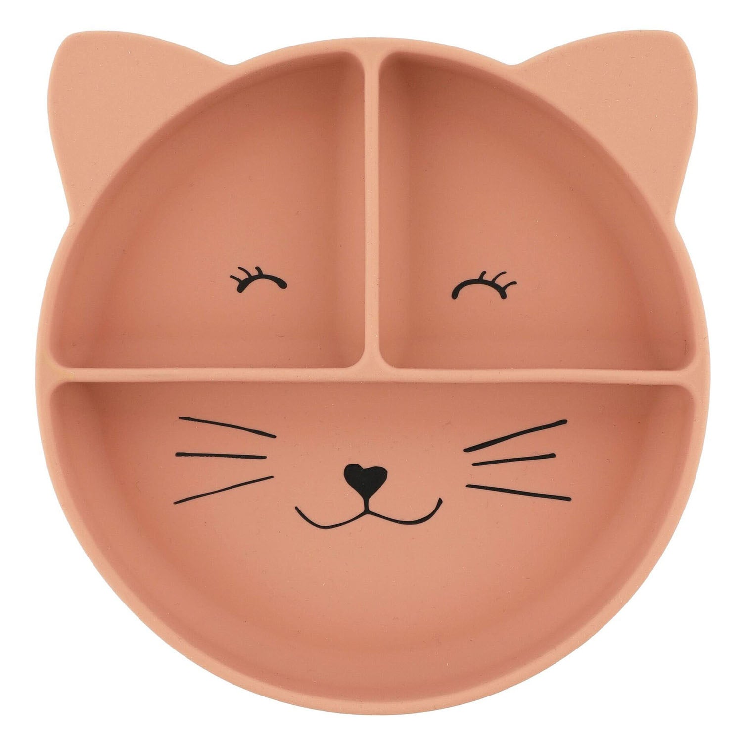 Trixie siliconen bord met borsts en zuignap - mrs. kat