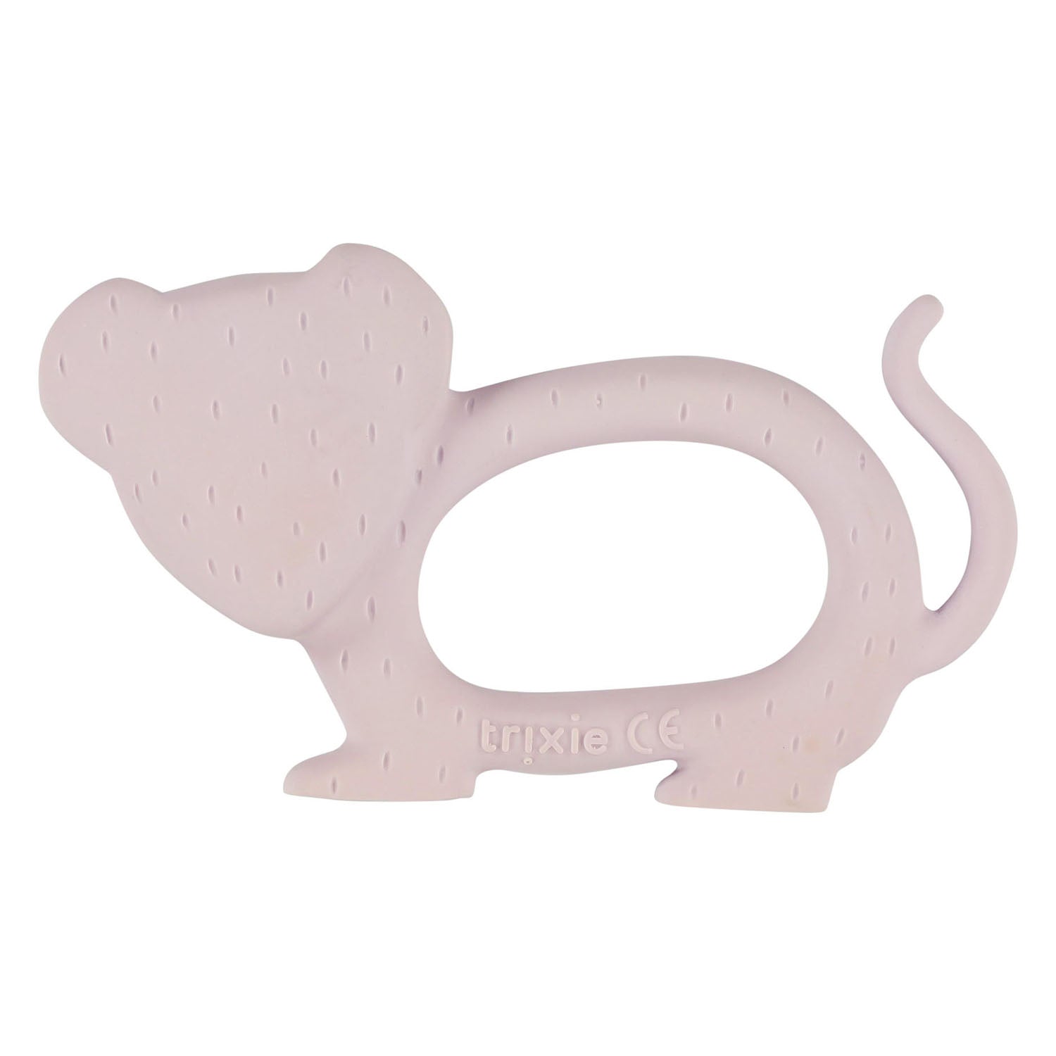 Trixie natuurlijk rubber grijpspeeltje - mevr. muis