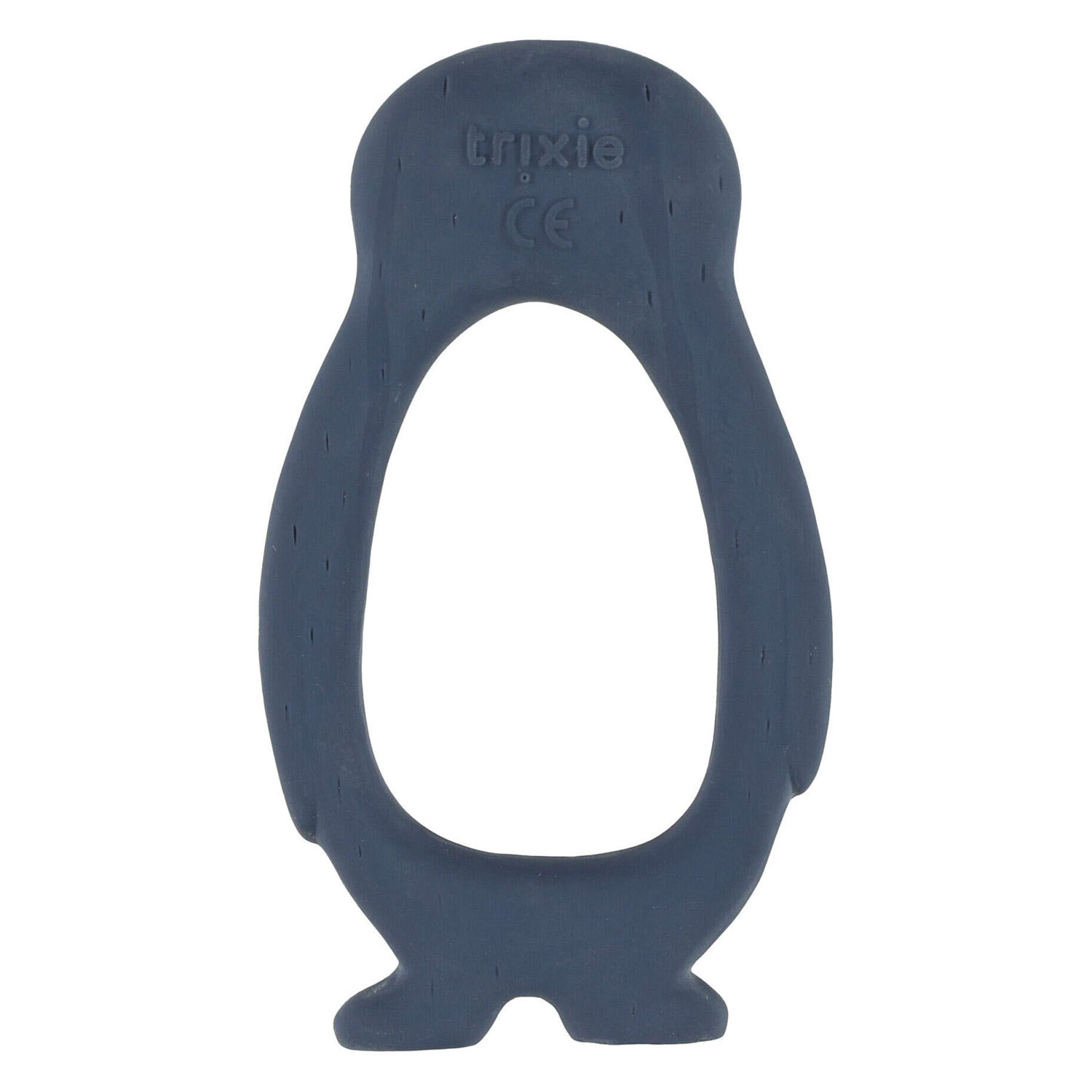 Trixie natuurlijk rubber grijpspeeltje - dhr. pinguïn