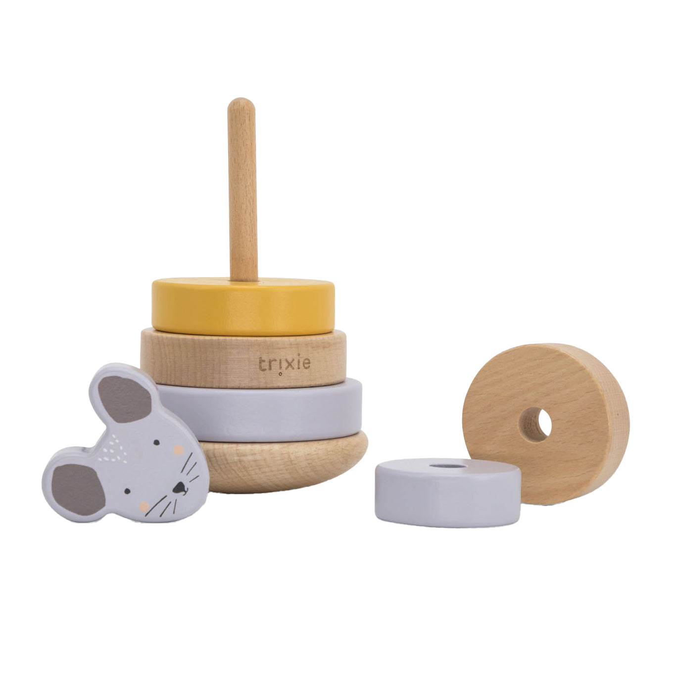 Trixie houten stapeltoren - mevr. muis