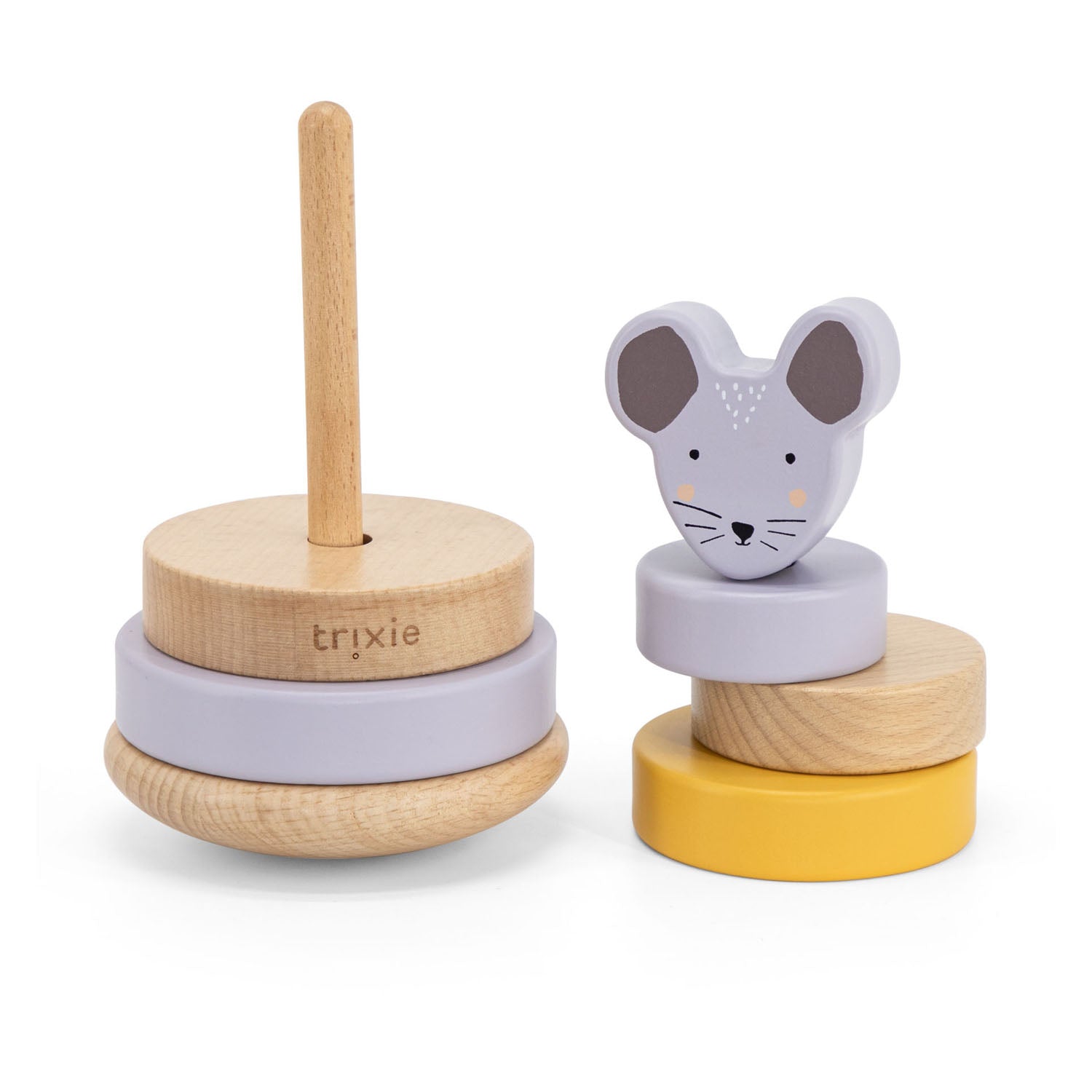 Trixie houten stapeltoren - mevr. muis