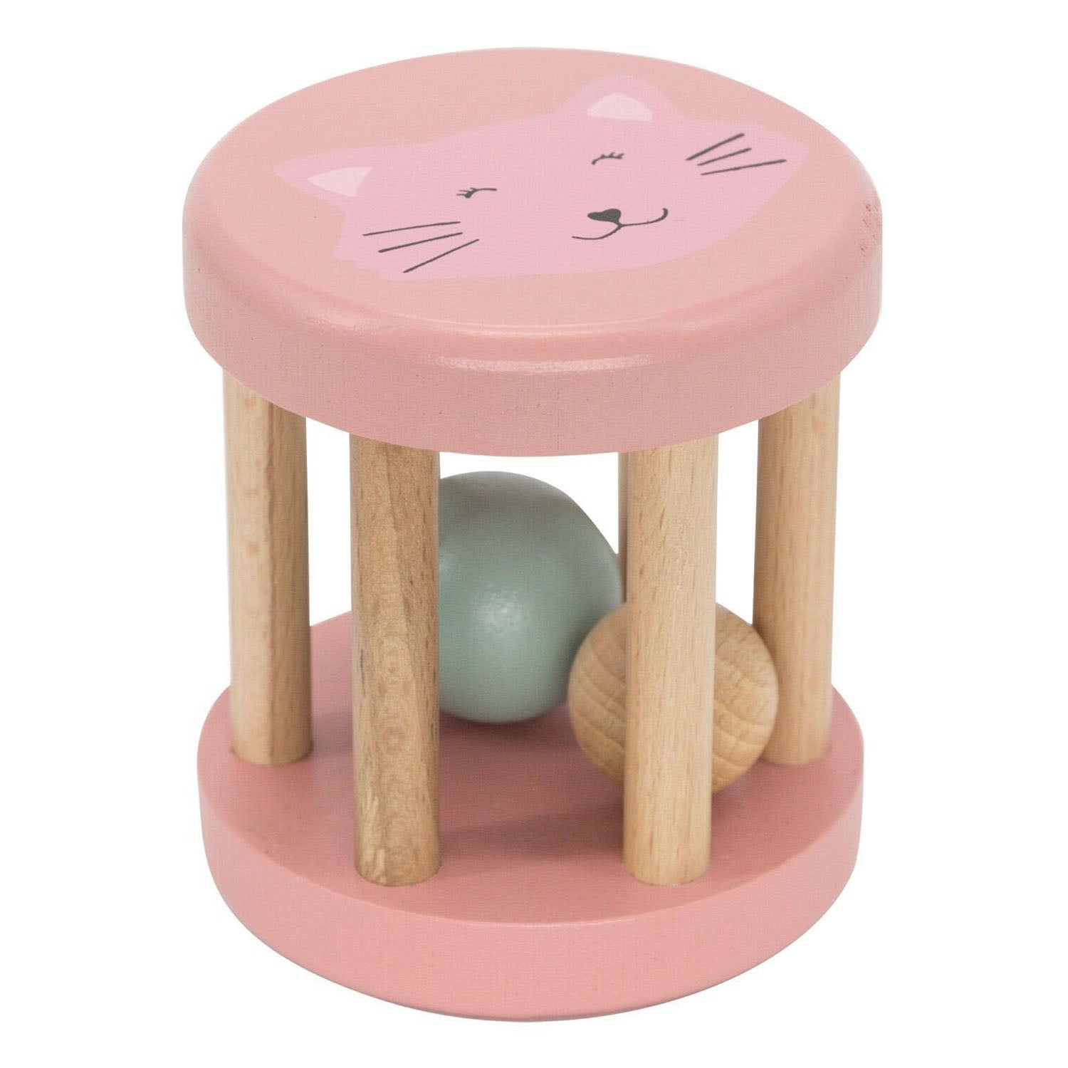 Trixie houten rammelaar - mrs. cat
