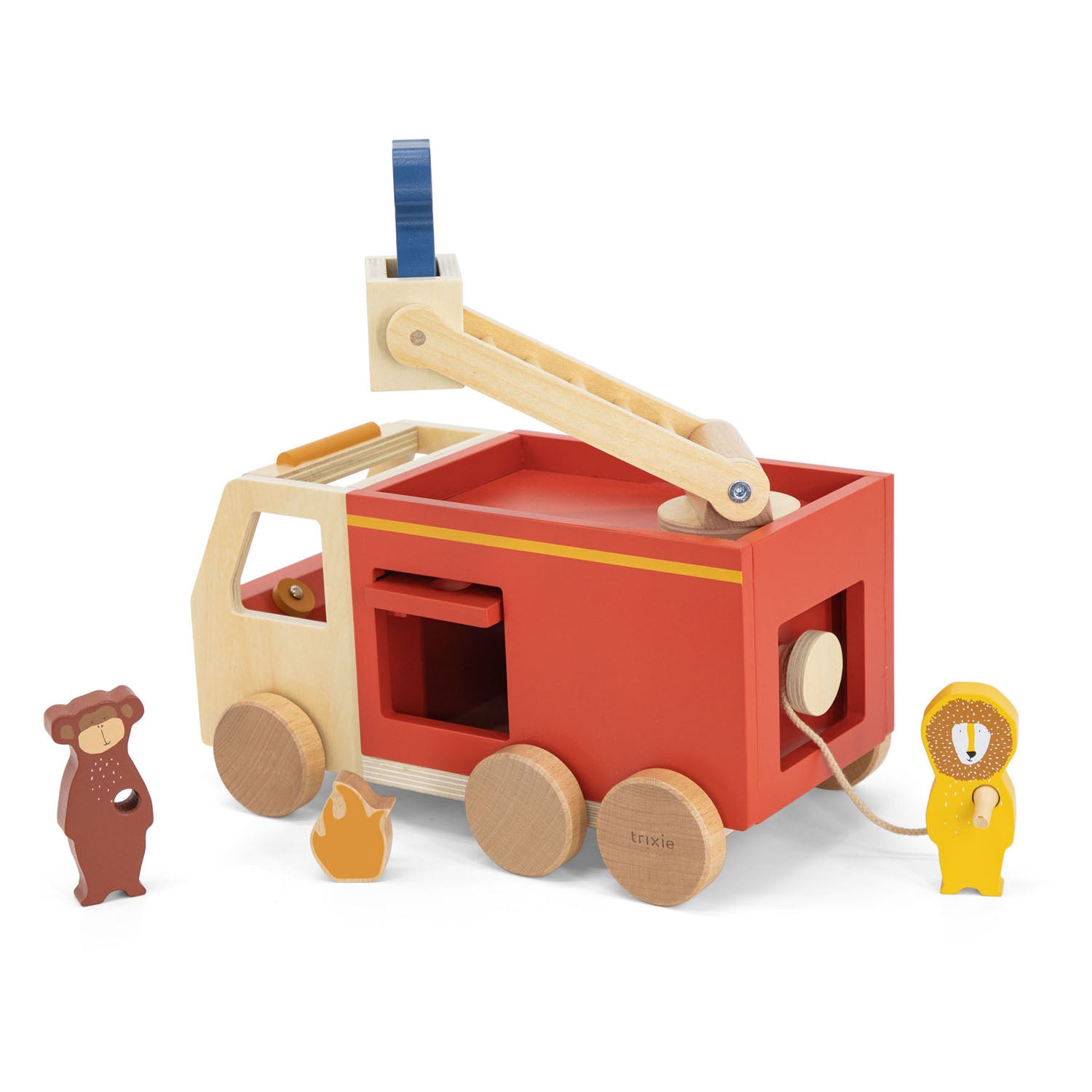 Trixie houten dierenbranderwagen