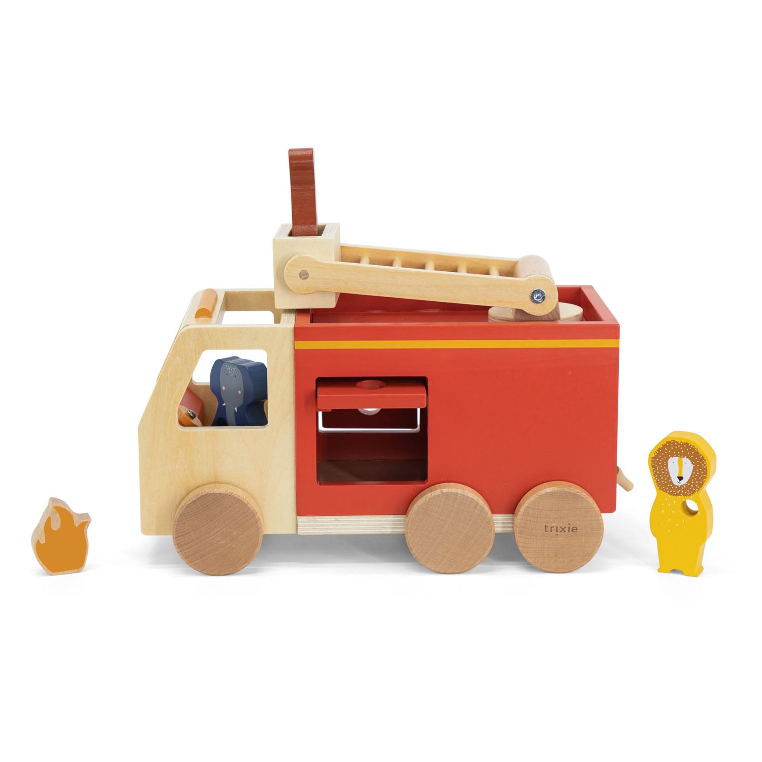 Trixie houten dierenbranderwagen