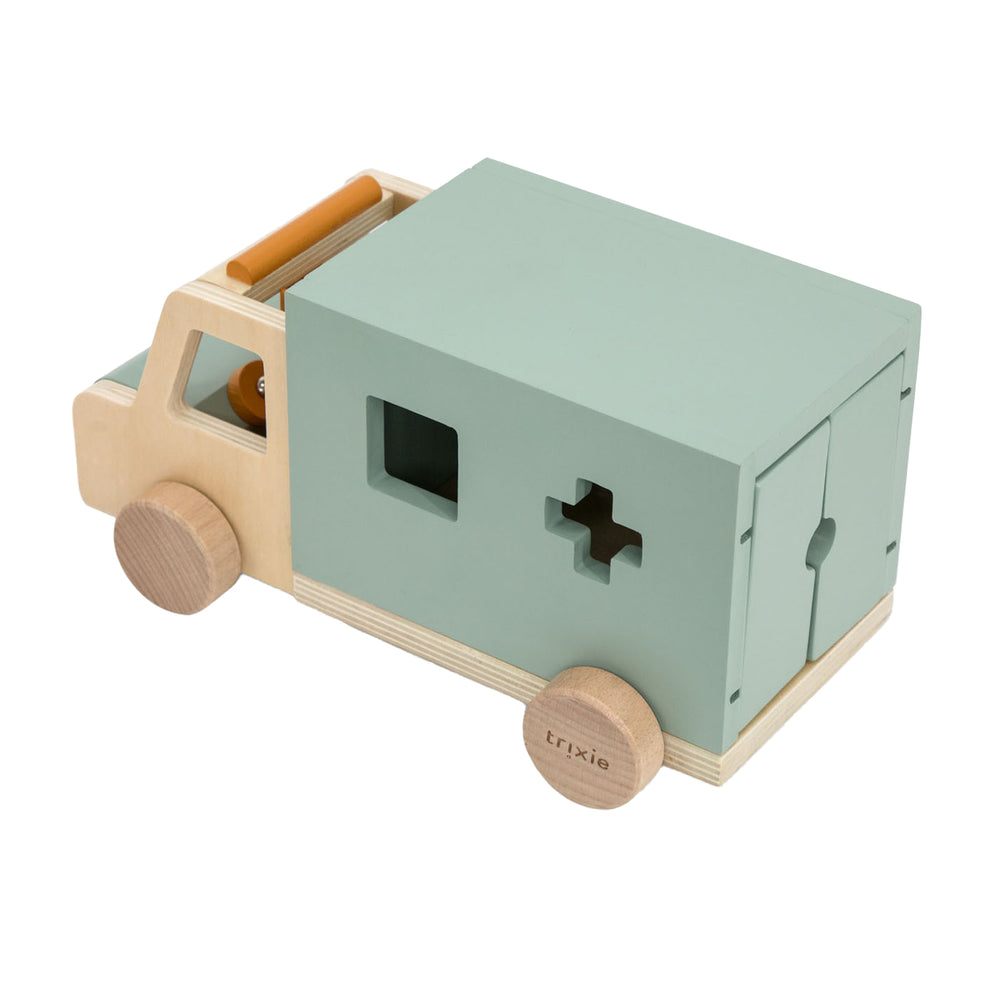 Trixie houten dierenambulance