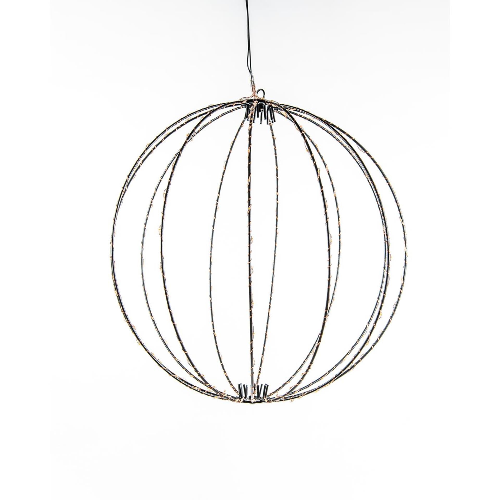 Anna's collection verlichte bal 40cm 192led classic warm met flitsfunctie timer dimmer 5 meter aanloopsnoer