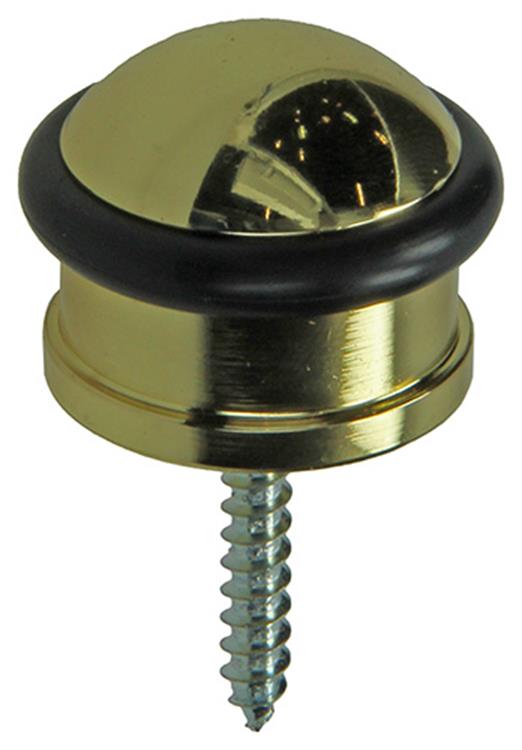 Mack 1047656 - deurstop cilindermodel vermessingd ø 30h25 mm 1 st pc | 6 stuks