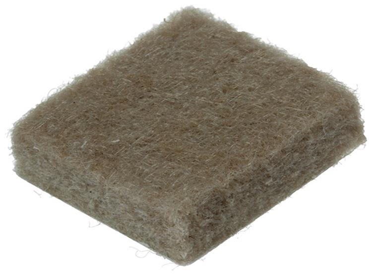 Mack 1047707 - super-vilt zelfklevend beige 19 x 19 mm 24 st pcs | 12 stuks