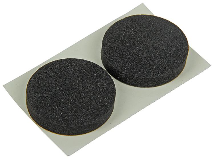 Mack 1047672 - rubberstrip zelfklevend zwart ø 28 mm 6 st pcs | 12 stuks