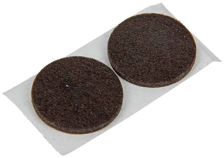 Mack 1047681 - viltpastille zelfklevend bruin ø 35 mm 6 st pcs | 12 stuks