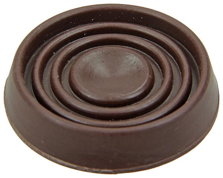 Mack 1048770 - schokdempend rubber bruin ø 40 mm 4 st pcs | 6 stuks