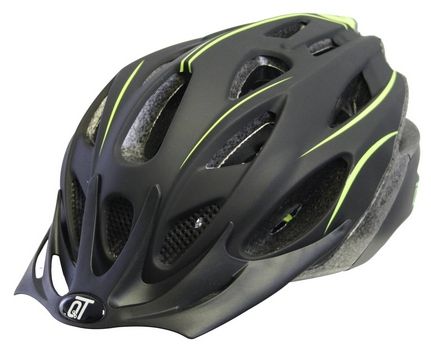 Qt cycle tech helmet fuse matte black fluo L 58-61 cm 2810421