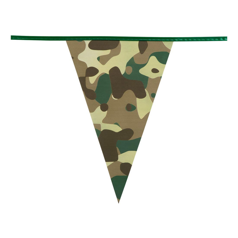 Boland camouflage vlaggenlijn, 6mtr.