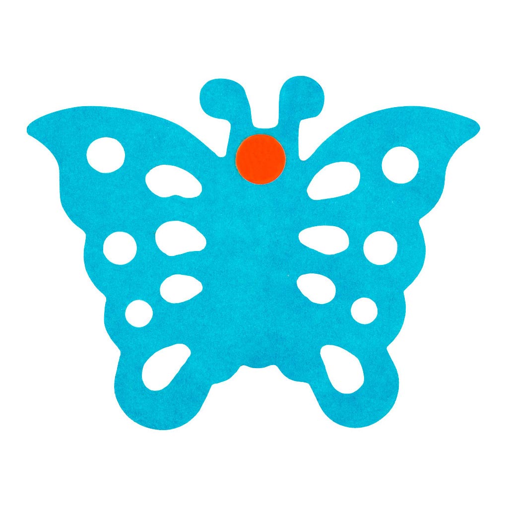 Boland vlinder guirlande, 4m.