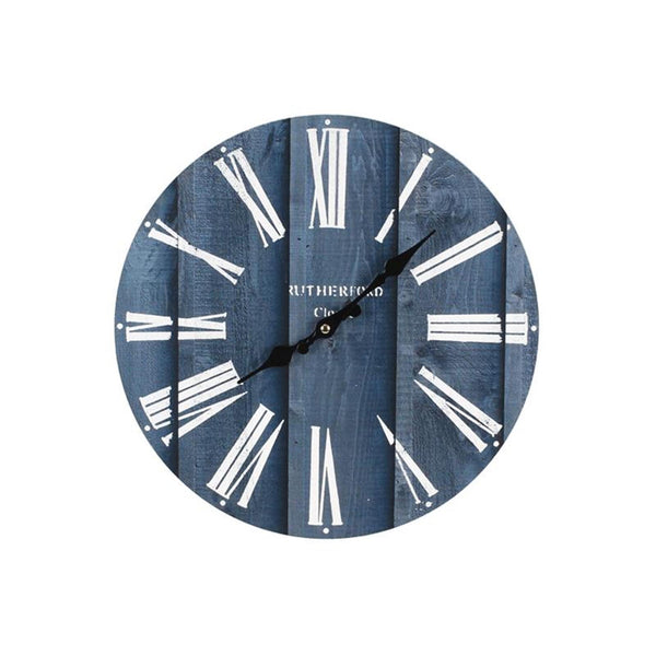 Gerkimex klok rutherford ø34cm blauw