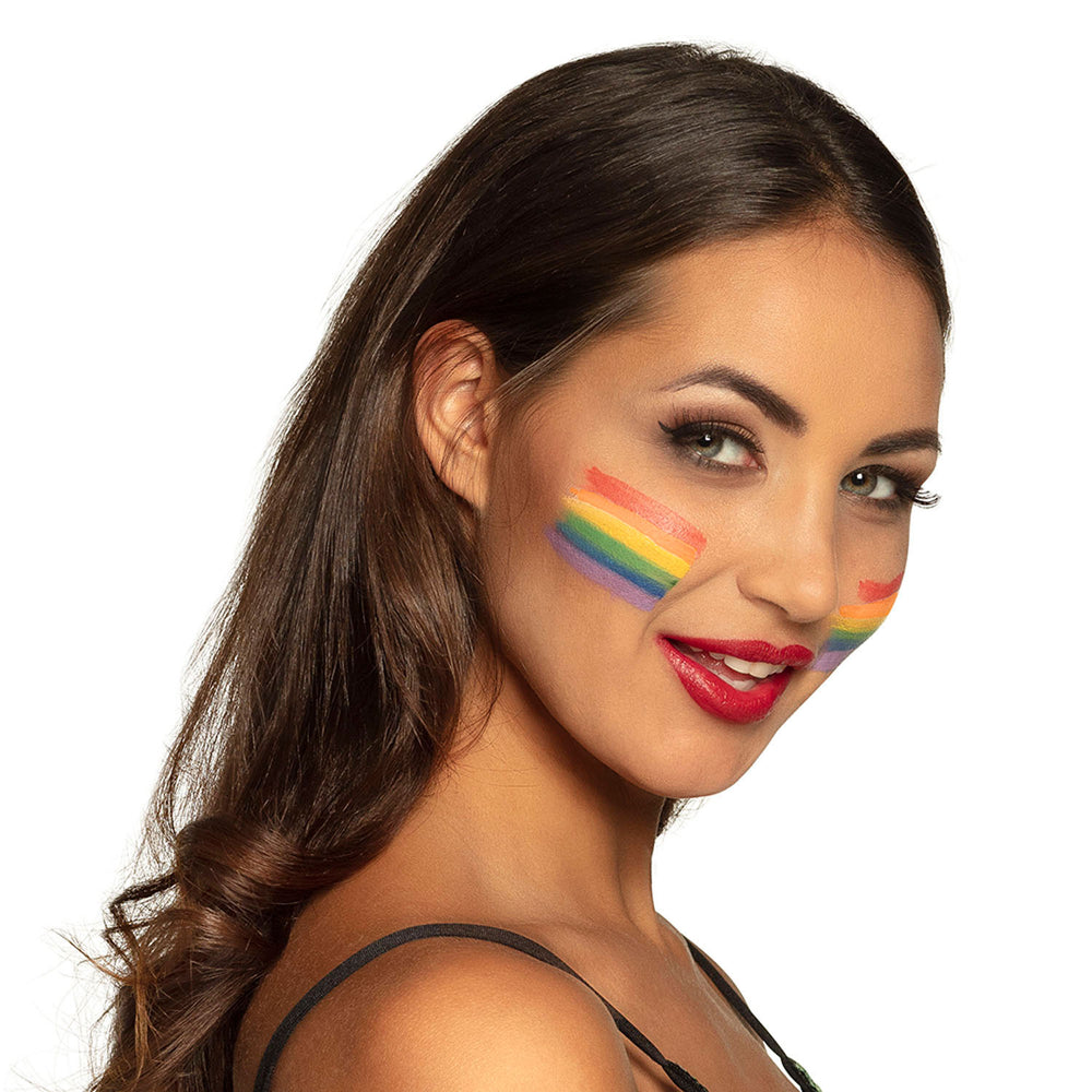 Boland schminksticks regenboog