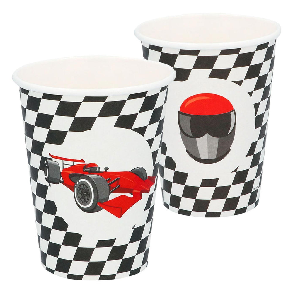 Boland papieren bekers racen, 8st.