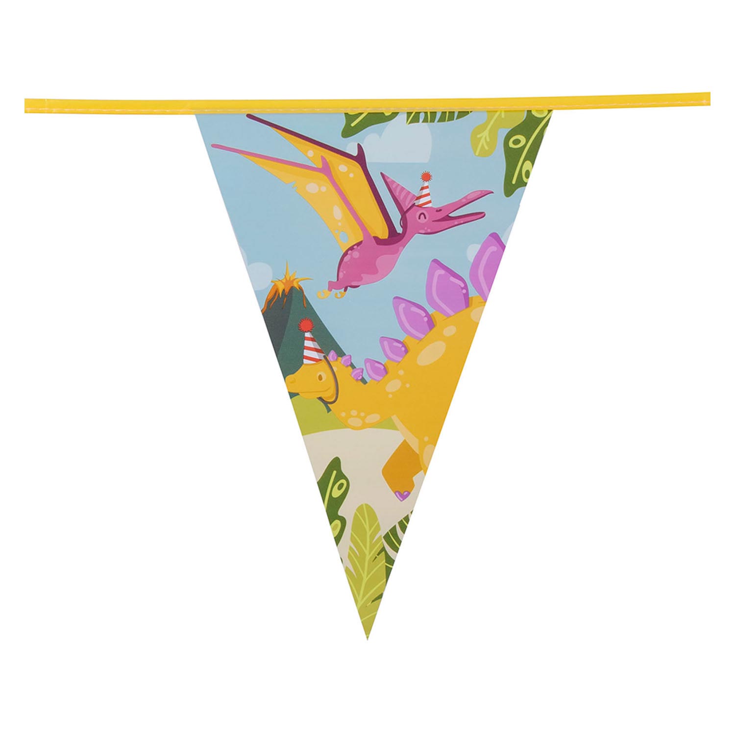 Boland vlaggenlijn dino party 6m 30x20cm