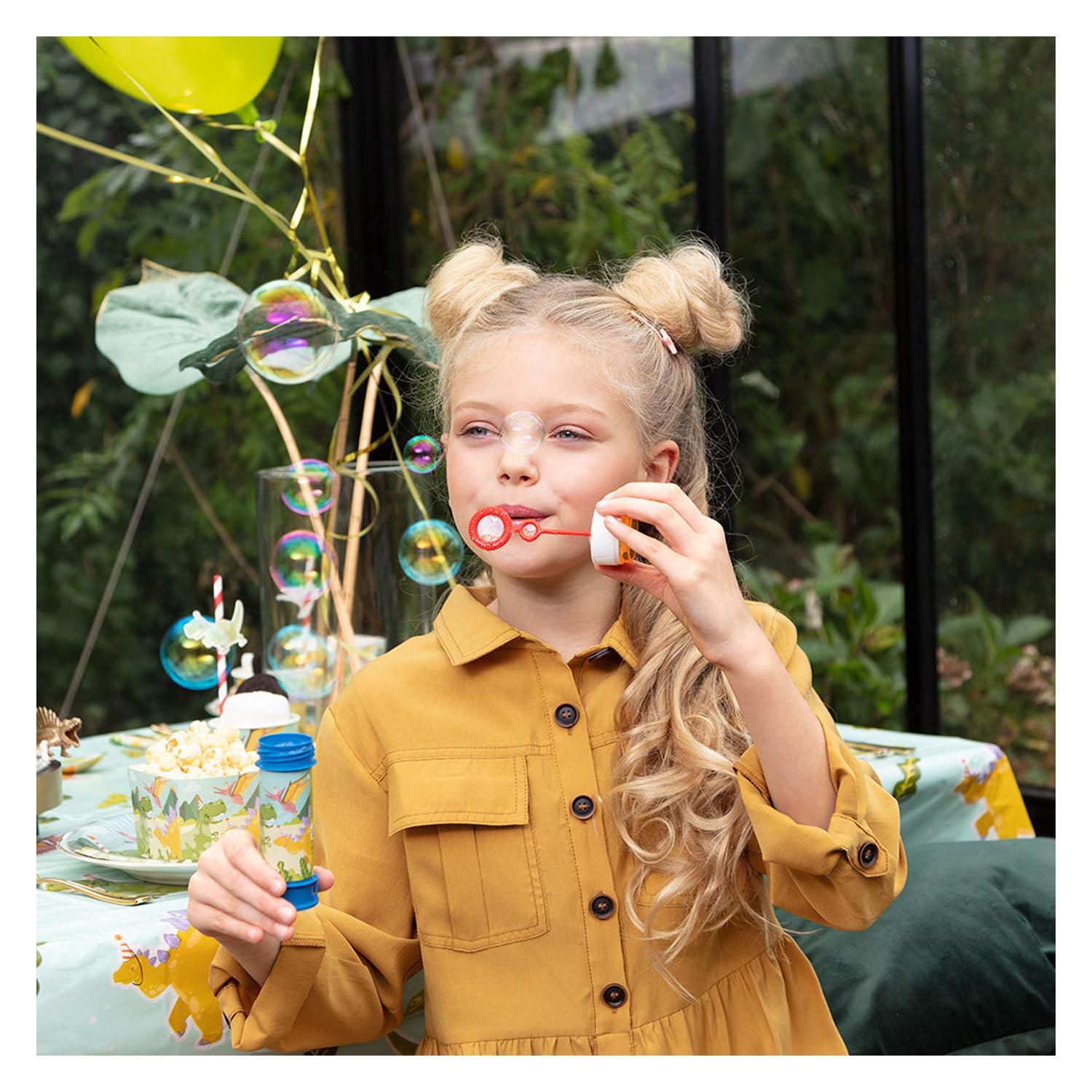 Boland vlaggenlijn dino party 6m 30x20cm