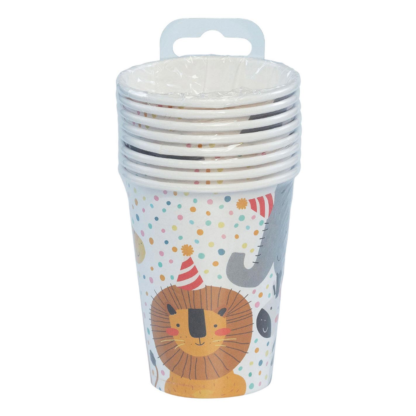 Boland paper cups safari, 8pcs.