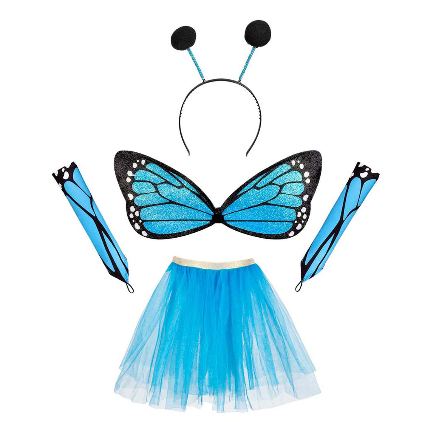 Boland butterfly costume set blue