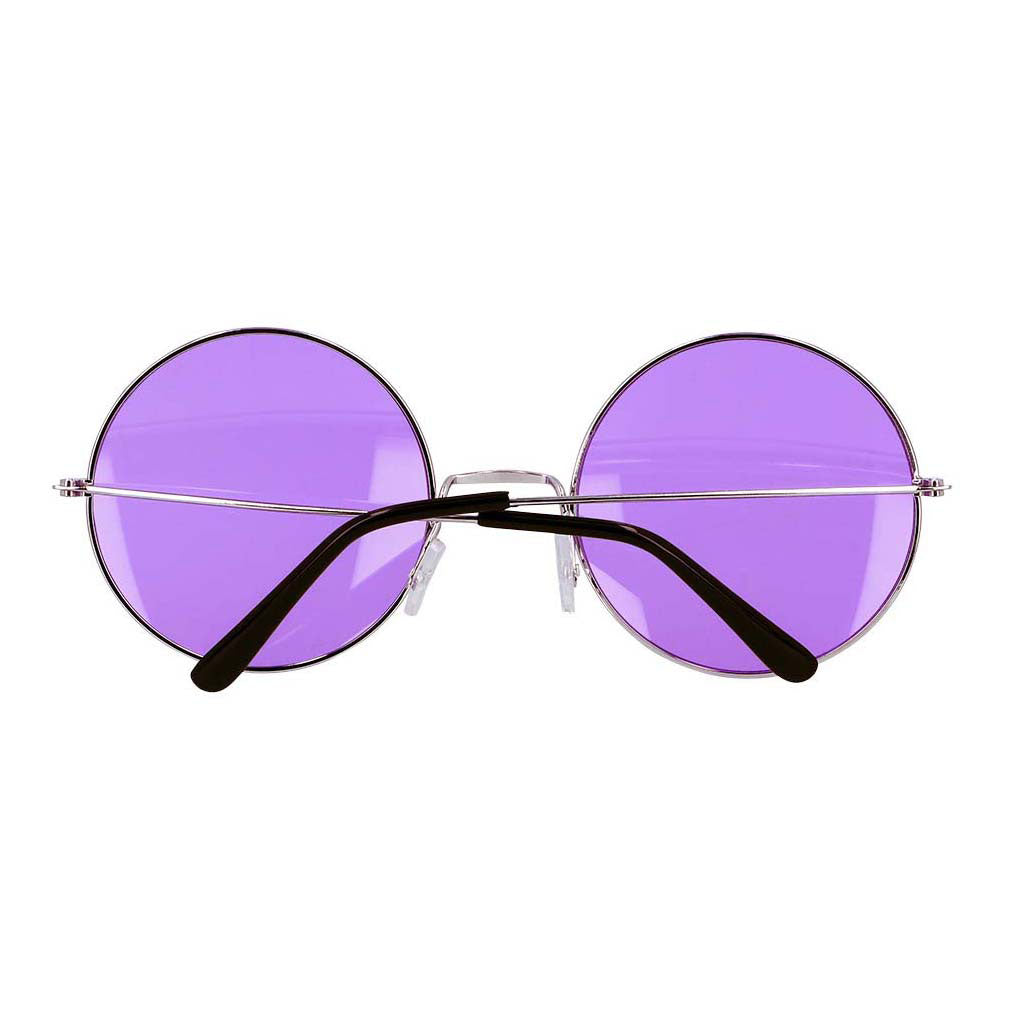 Boland partybril hippie xl paars