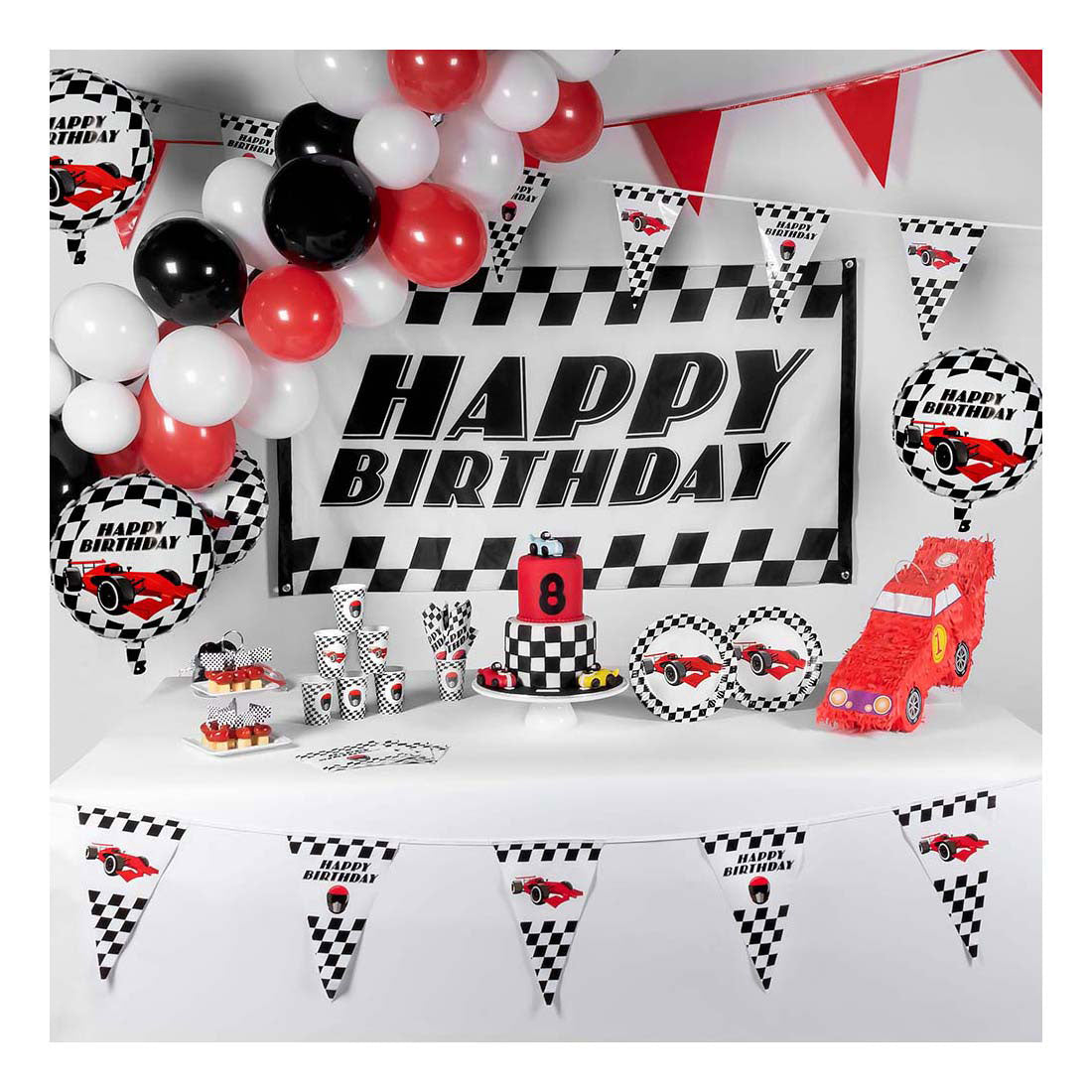 Boland papieren bekers race 250ml, 10st.