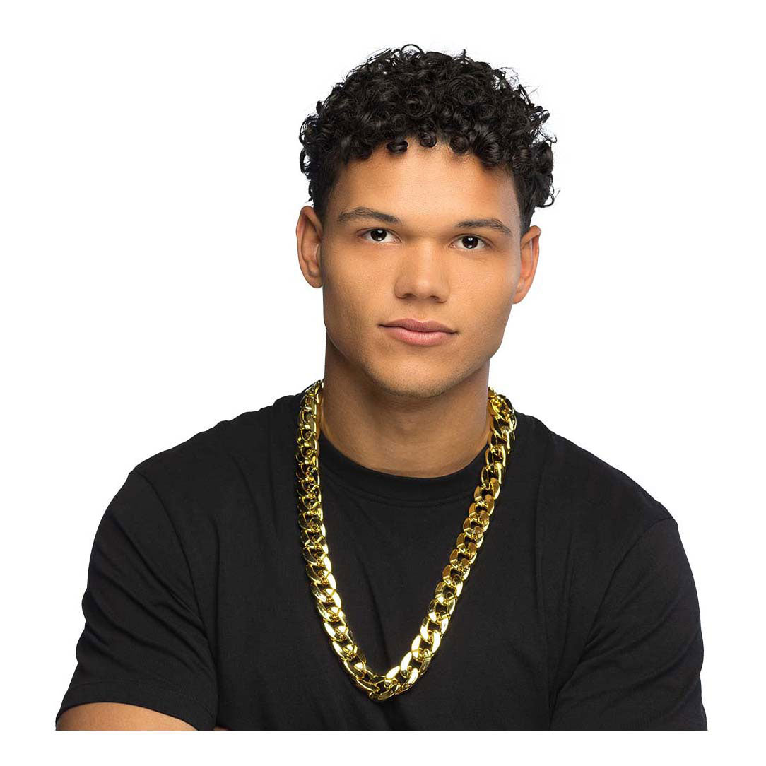 Boland ketting pimp goud