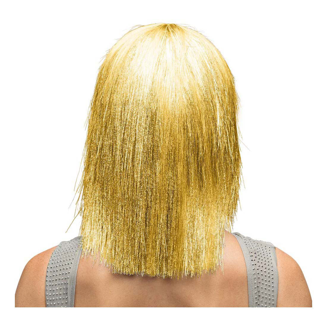 Boland pruik crazy goud