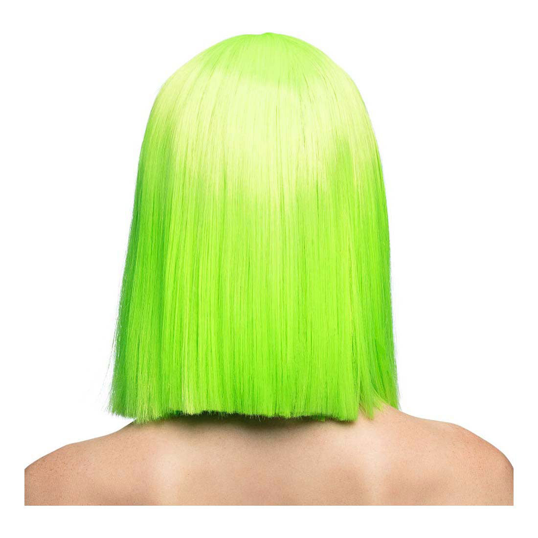 Boland pruik dans neon groen