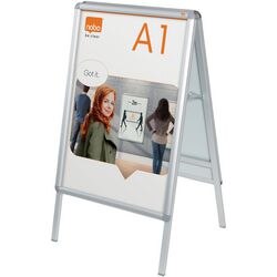 Stoepbord a1 nobo aluminium antireflex pvc 65,9 x 113,5 cm