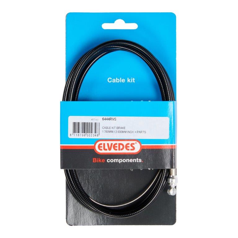 Câble de frein arrière Elvedes Weinman en acier inoxydable complet 6444RVS
