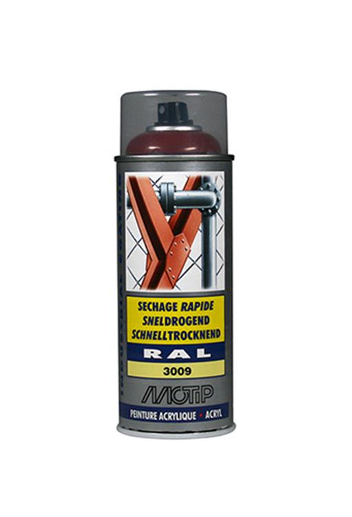 Motip 1051684 - ind. ral 3009 oxyde rood spuitbus 400 ml | 1 stuks