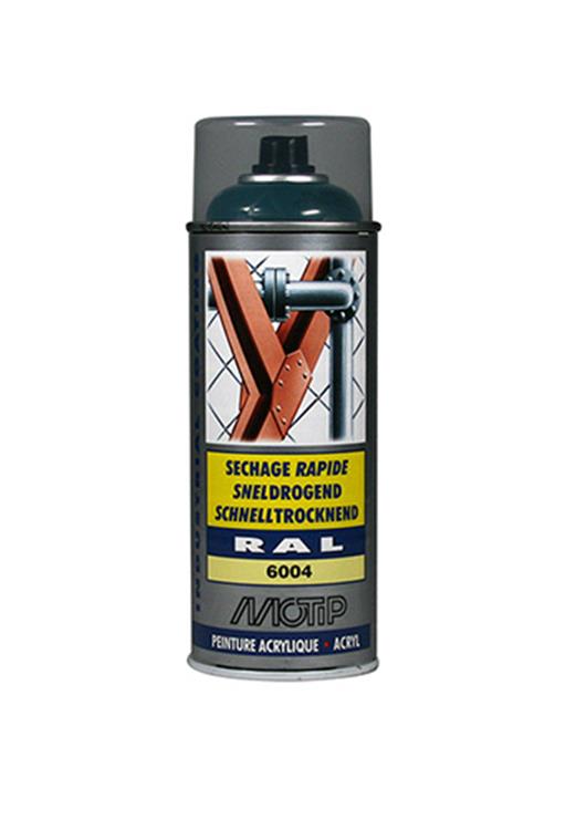 Motip 1051719 - ind. ral 6004 blauwgroen spuitbus 400 ml | 1 stuks