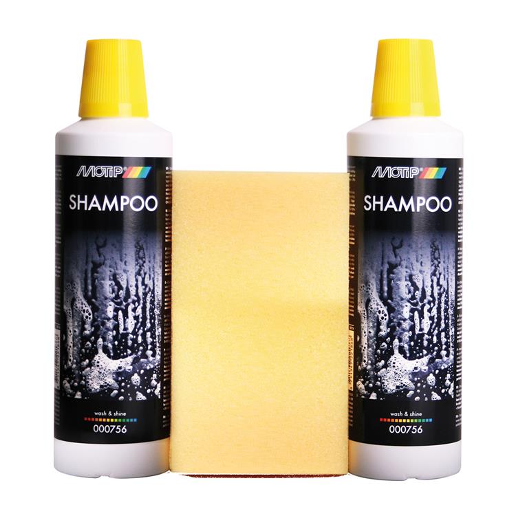 Autoshampoo en wax 500 ml. Motip