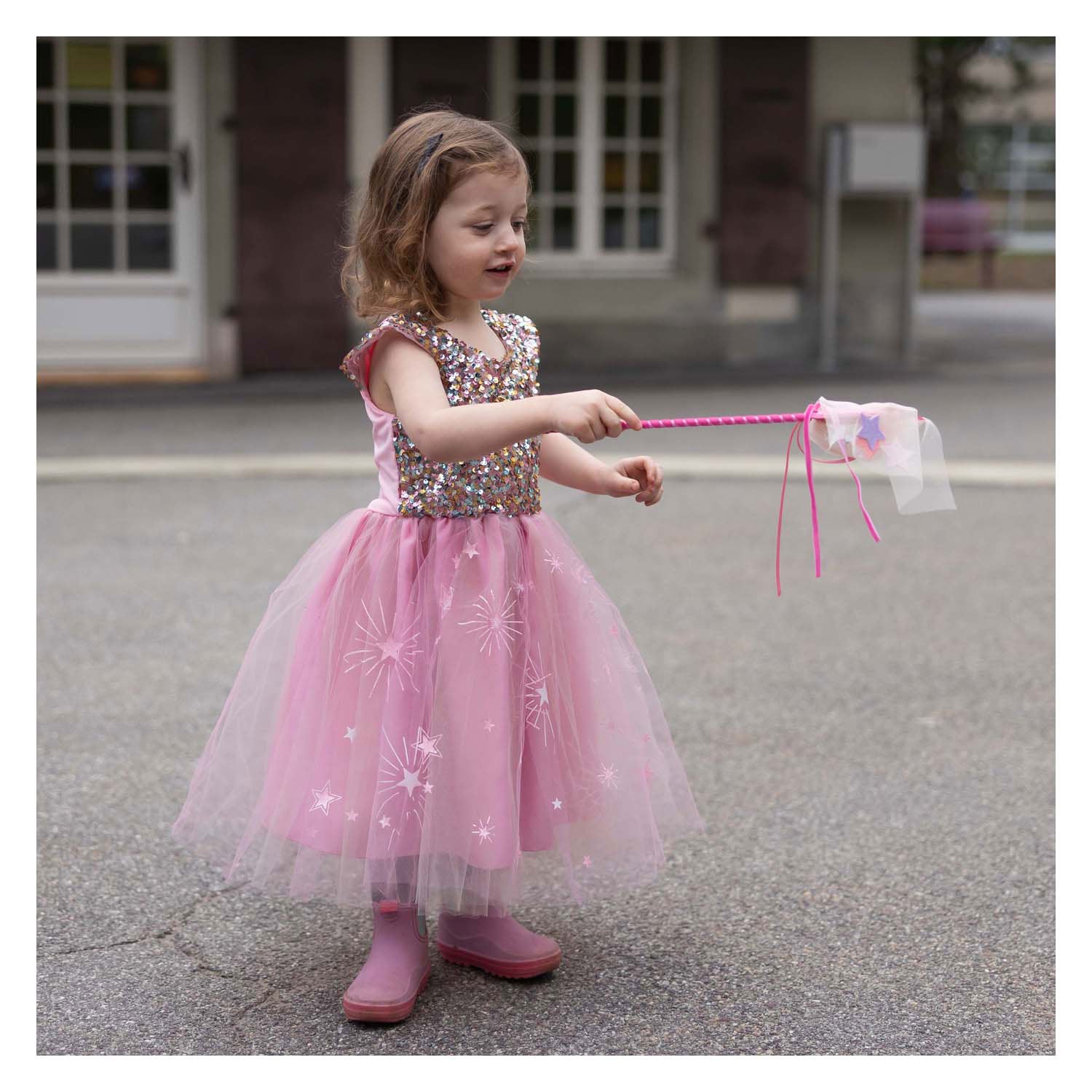 Great pretenders a star is born glitterjurk - 7-8 jaar