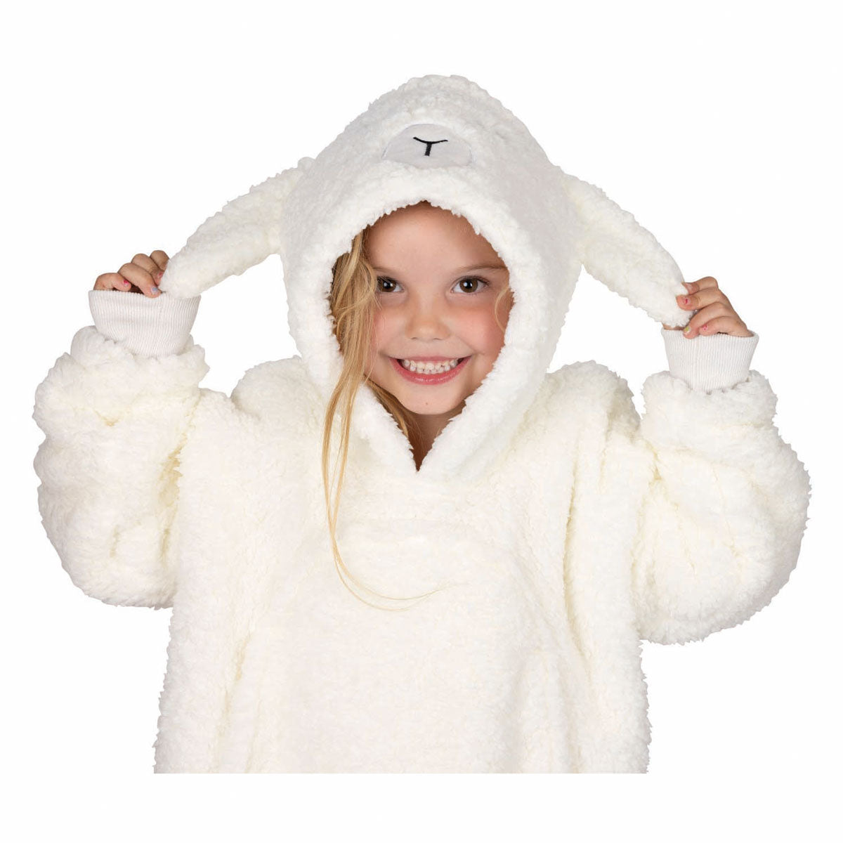 Noxxiez knuffel hoodie medium schaap