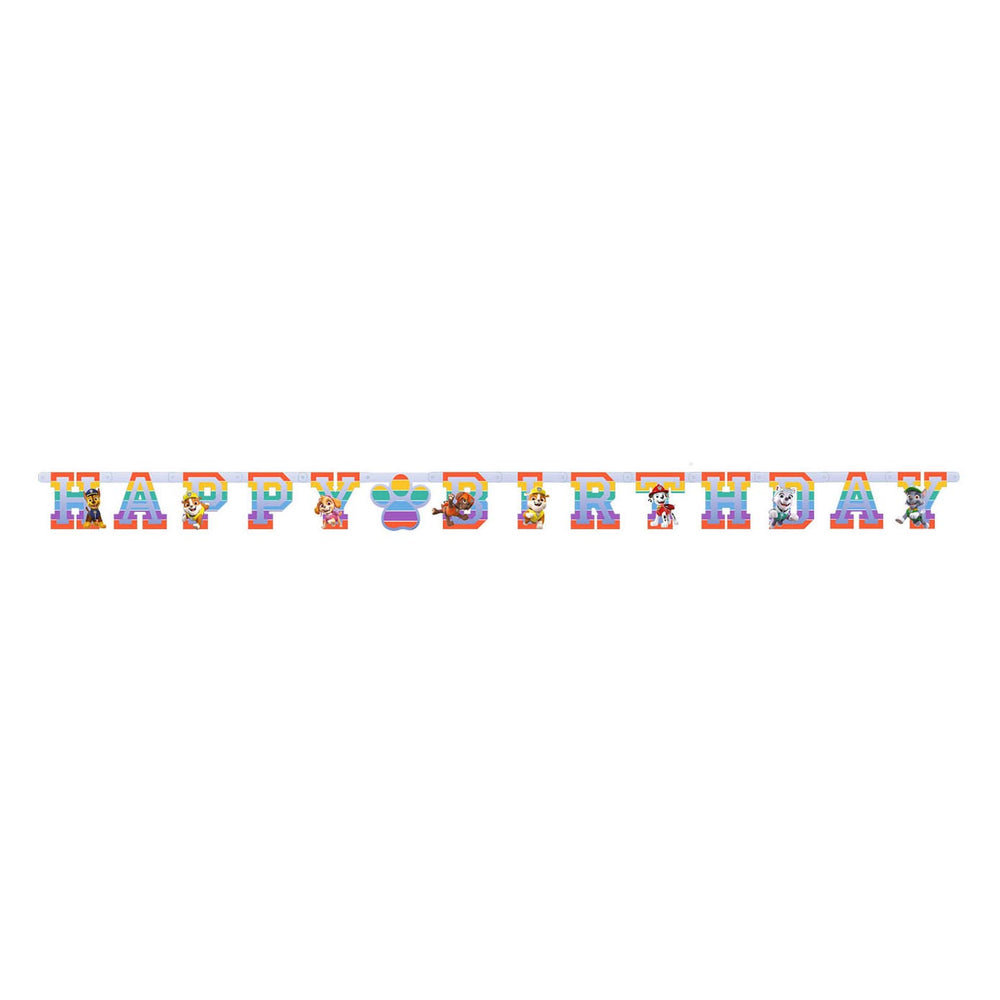 Haza Whitebeard Paw Patrol letter banner, 180cm