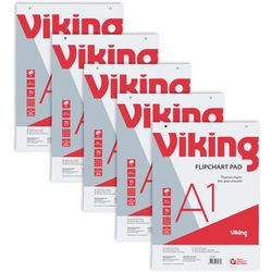 Standaard a1 flipoverblok geruit od 70g m2 59x81cm 40vel perforatiestrook